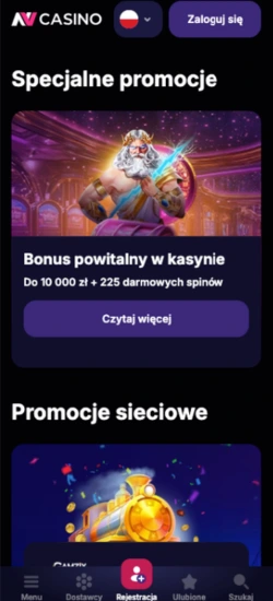 Promocje w nv casino mobile app – bonus powitalny i oferty sieciowe